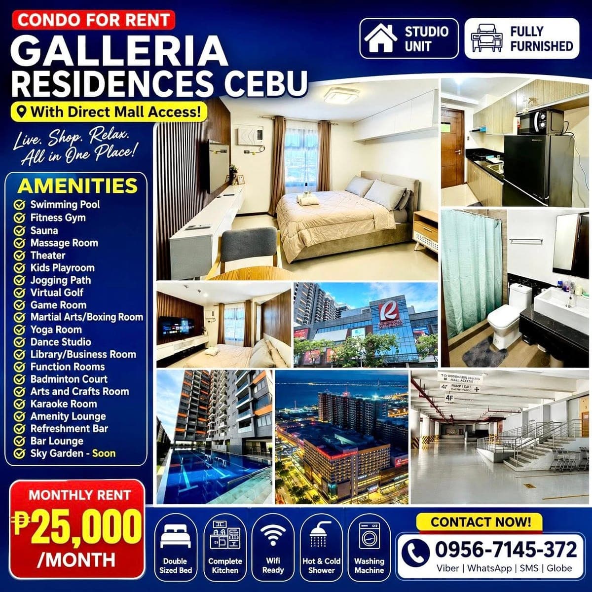 🏢✨ CONDO FOR RENT – GALLERIA RESIDENCES CEBU ✨🏢 - photo 4