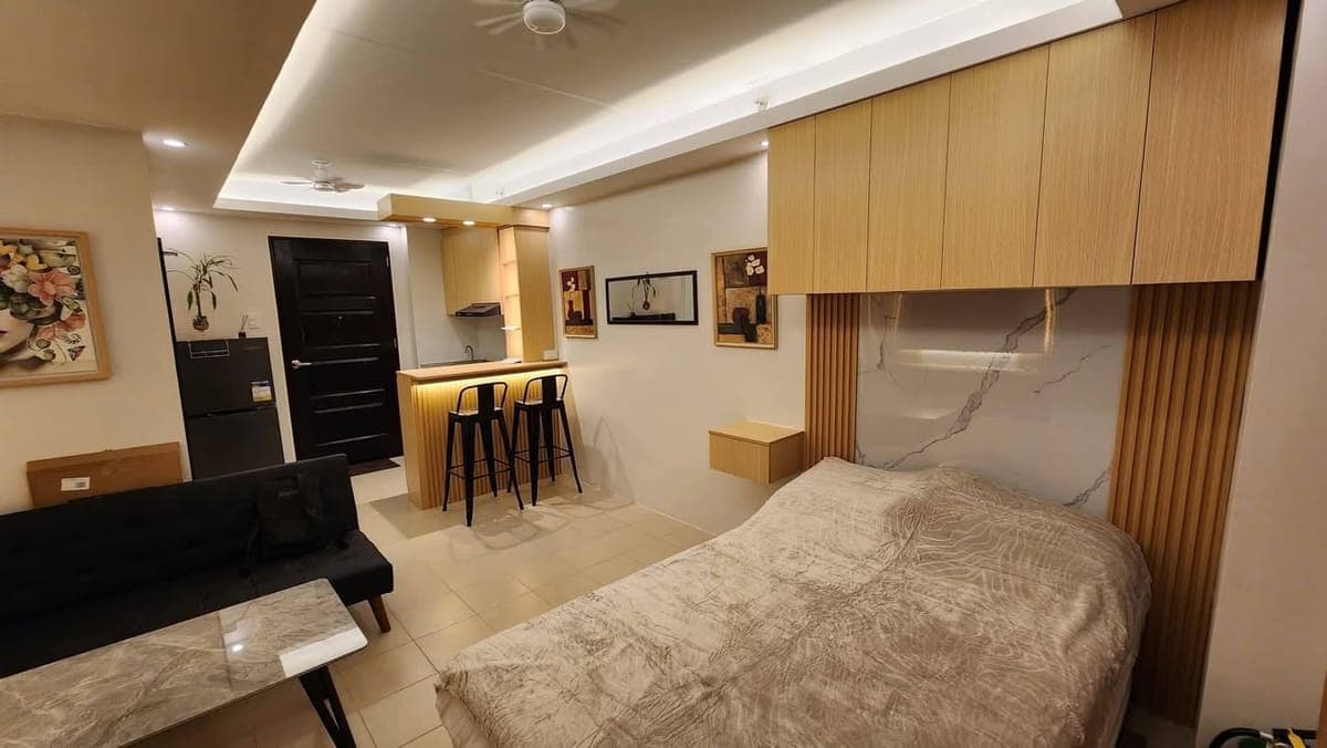 Brand New Fully Furnished Studio Unit for Rent at Plumera Building O - photo 2