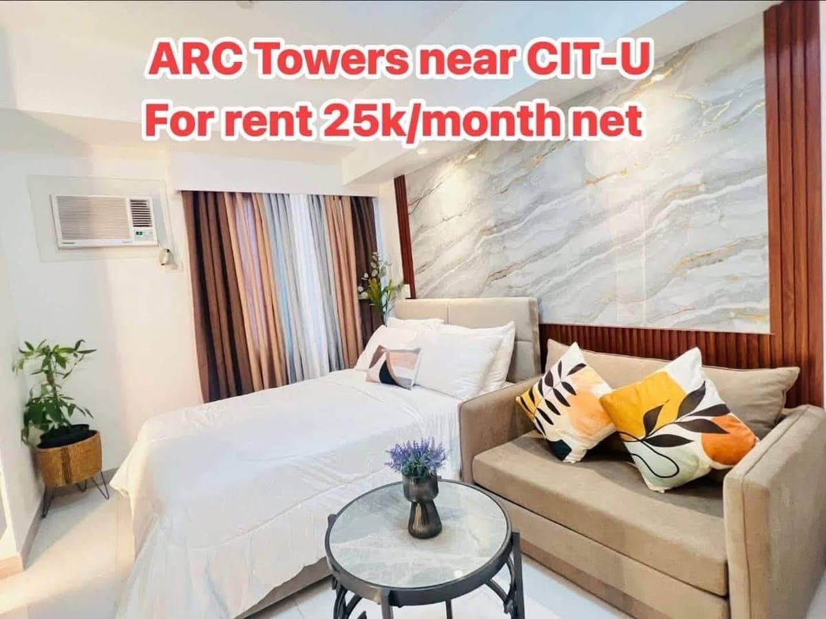 For rent in ARC Towers near CIT-U, close to malls, business districts, restaurants, hospitals and schools. - photo 4