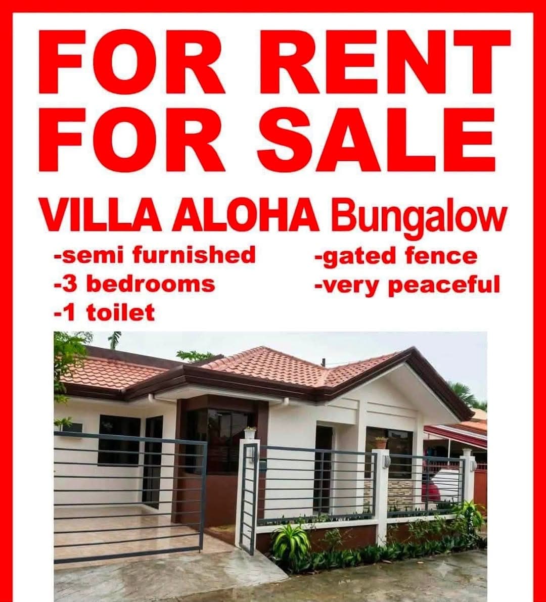 **FOR SALE OR FOR RENT | Bungalow House in Villa Aloha Subdivision, Liloan** - photo 1