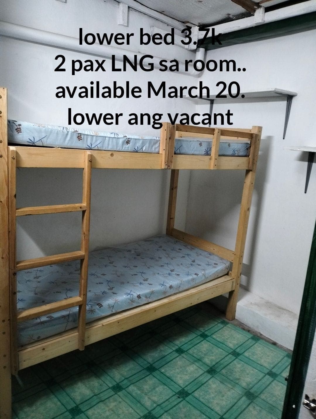 no Depo...1 month advance LNG move in na...included water electric...no curfew..bedspace available.. - photo 9