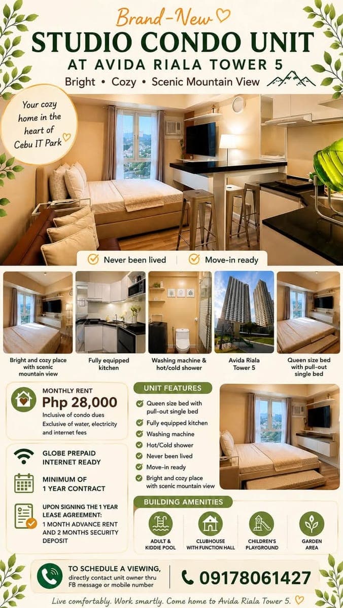 ✨ Brand New Studio Condo for Rent - photo 1