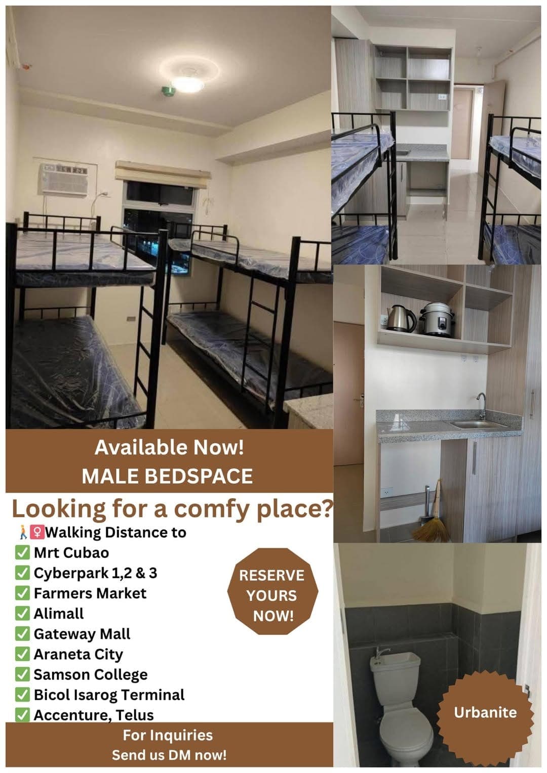 Male bedspace available! - photo 1