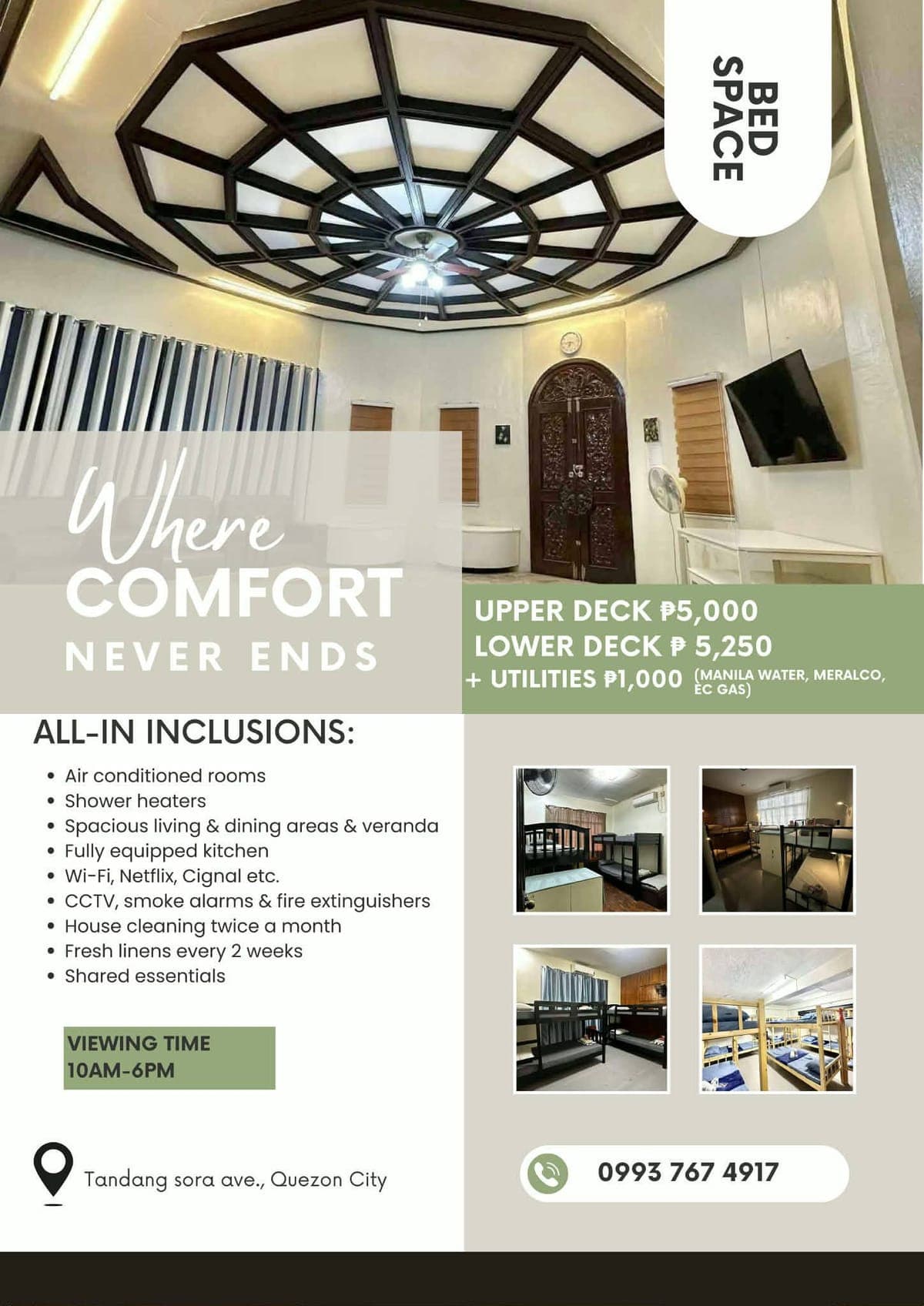 BEDSPACE FOR RENT NEAR UP, COMMONWEALTH, NEU, ETC. - photo 5