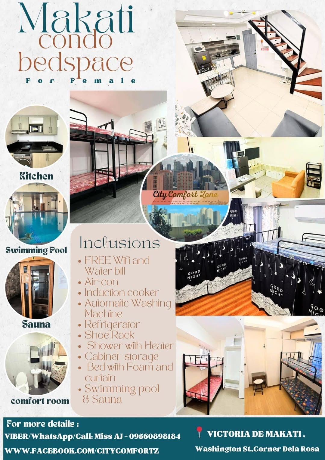 Affordable Condo Bedspace in Makati!