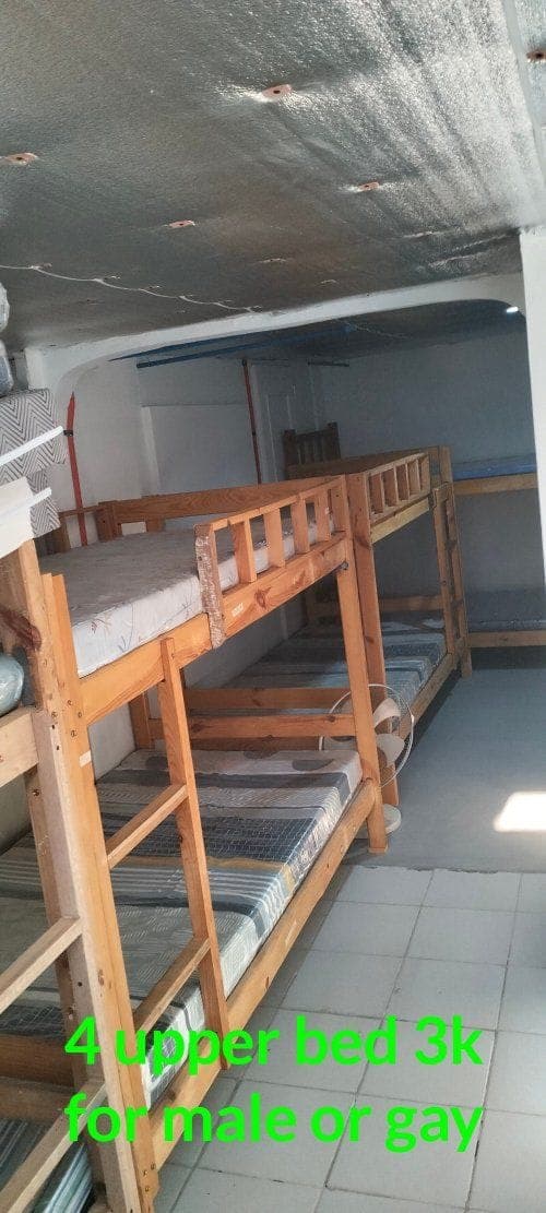 bedspace male 2 person sa room...per bed..lower bed ang vacant.included water electric..3.2k.. - photo 8