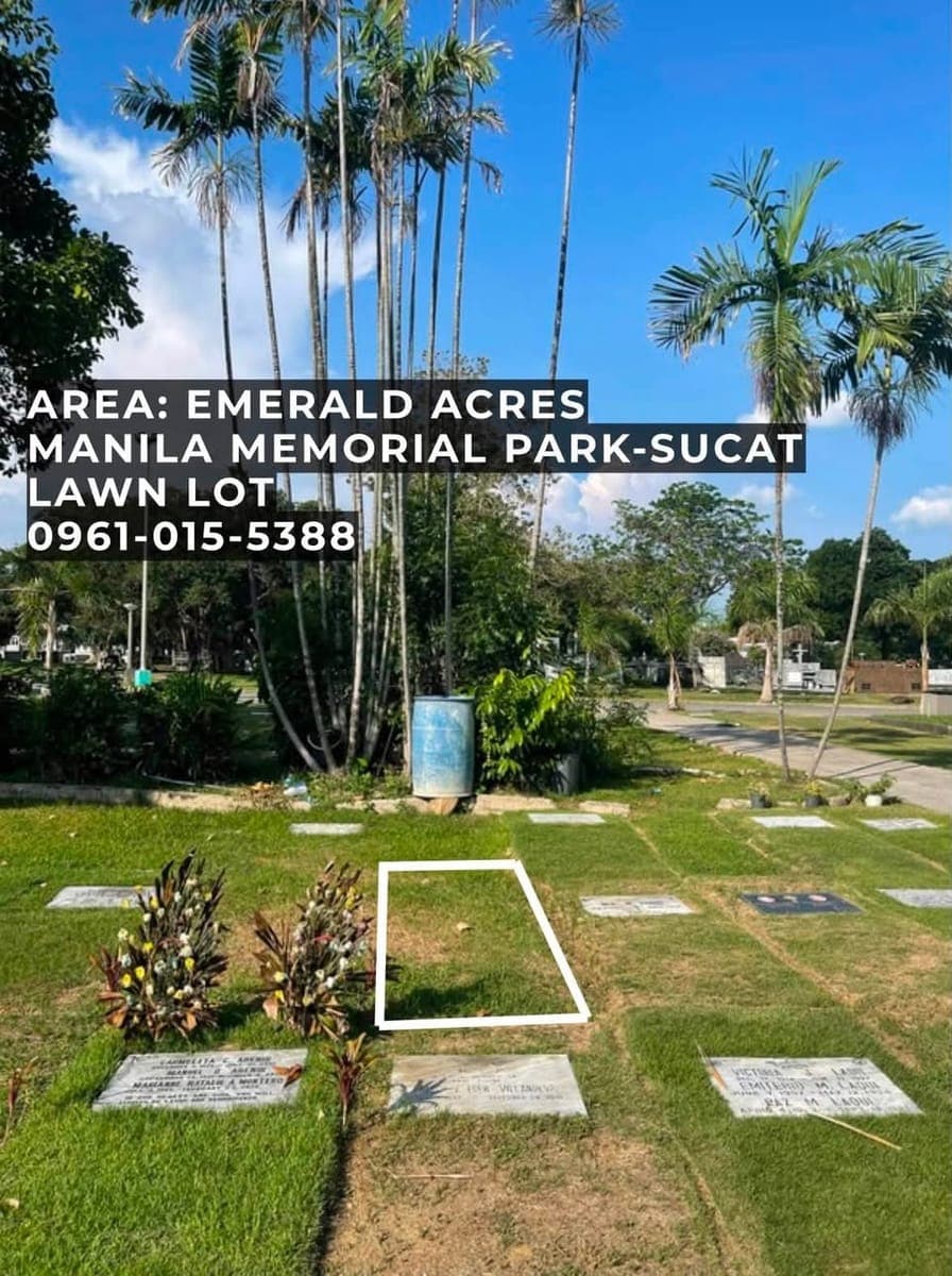 AVAILABLE LAWN LOT – MANILA MEMORIAL PARK SUCAT ✨ - photo 1