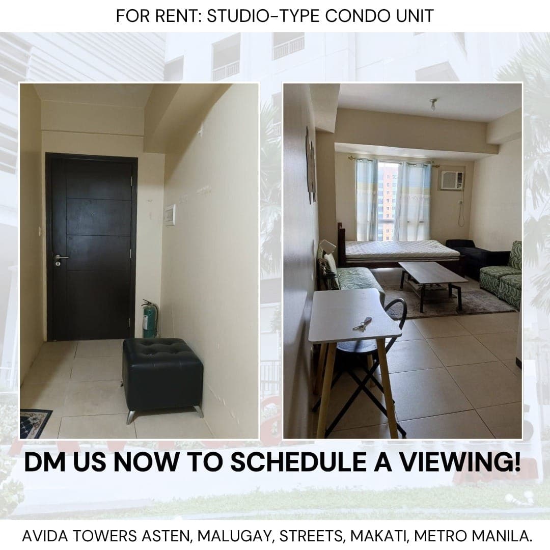 # 🌆 **FOR RENT: AFFORDABLE STUDIO CONDO IN AVIDA TOWERS ASTEN, MAKATI! ** - photo 3