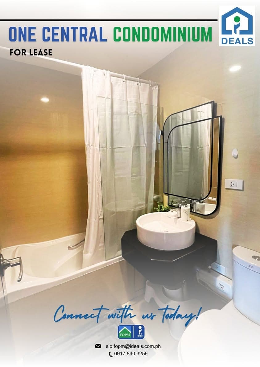 ✨ FOR RENT: Stylish 2BR Corner Unit at One Central ✨ - photo 4