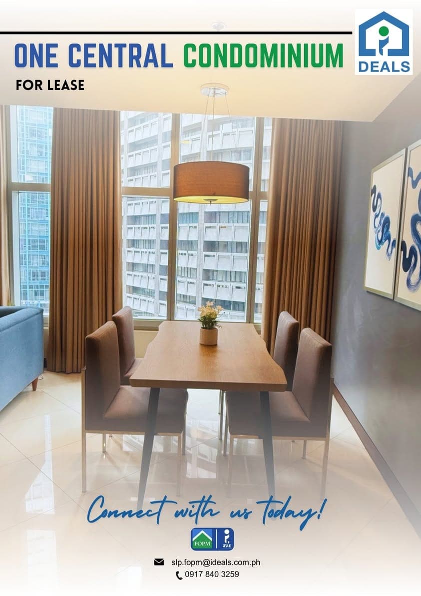 ✨ FOR RENT: Stylish 2BR Corner Unit at One Central ✨ - photo 2