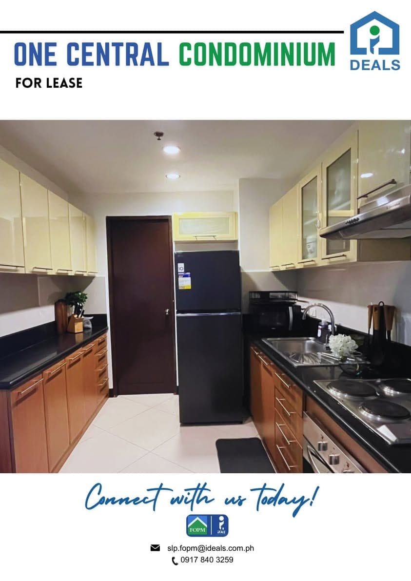 ✨ FOR RENT: Stylish 2BR Corner Unit at One Central ✨ - photo 3