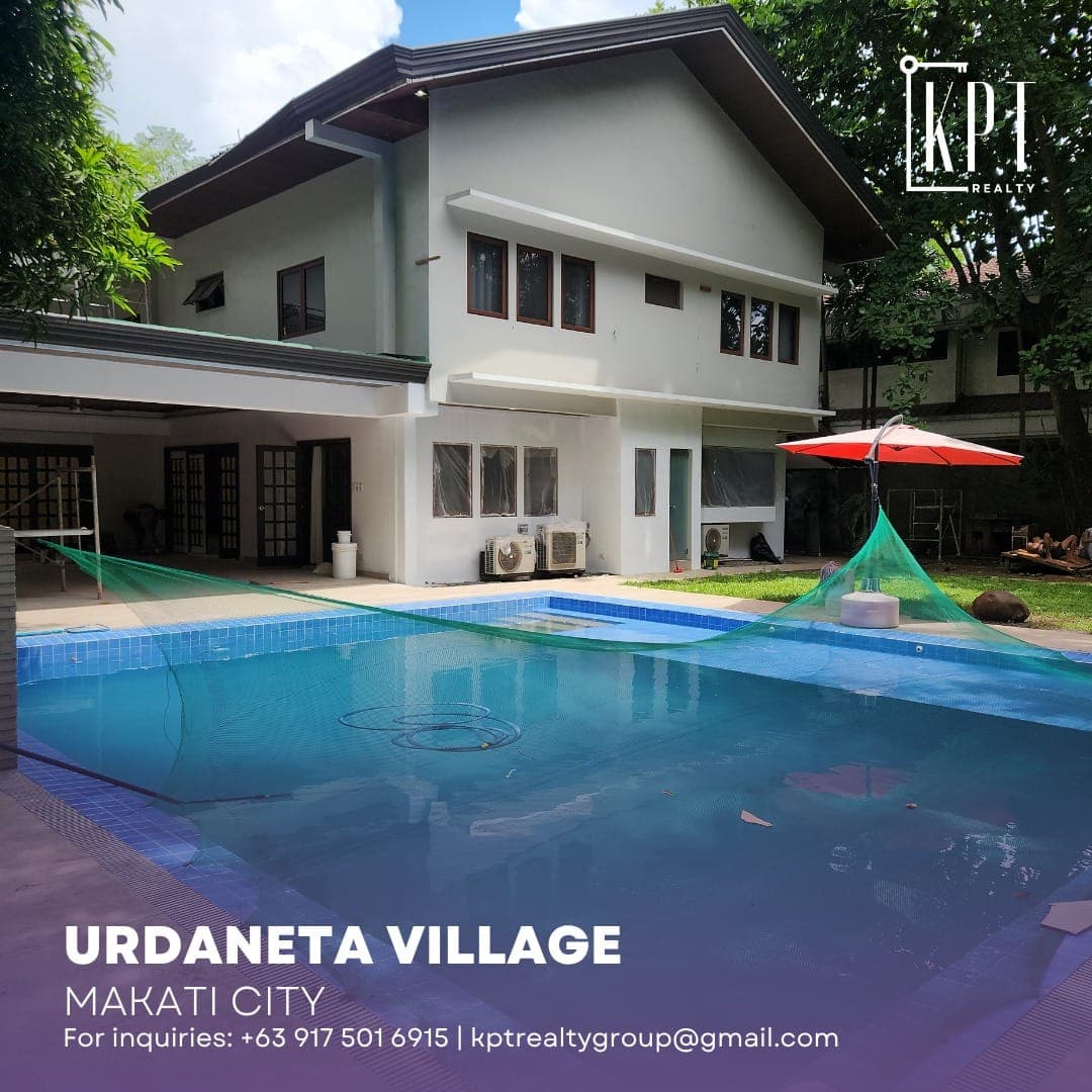 NEW LISTING! FOR LEASE: NEWLY-RENOVATED 4BR House and Lot w/ Pool at Urdaneta Village, Makati City - photo 1