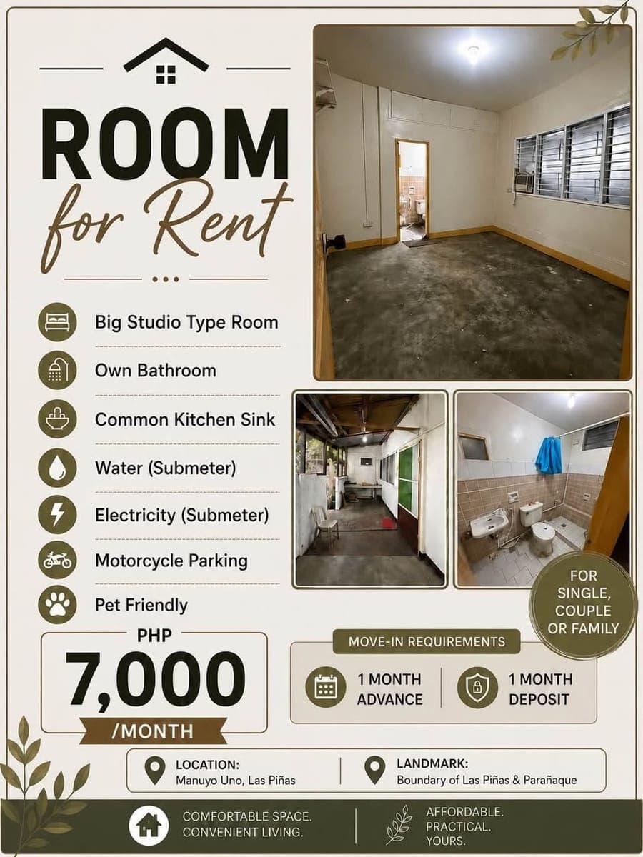 🏠 HOUSE/ROOM FOR RENT – LAS PIÑAS CITY - photo 2