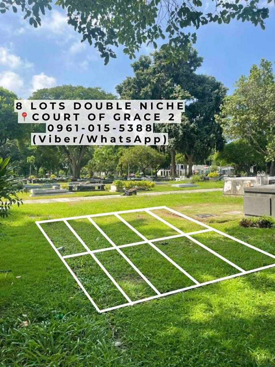 ✨ AVAILABLE 8 LOTS DOUBLE NICHE – MANILA MEMORIAL PARK SUCAT ✨ - photo 1