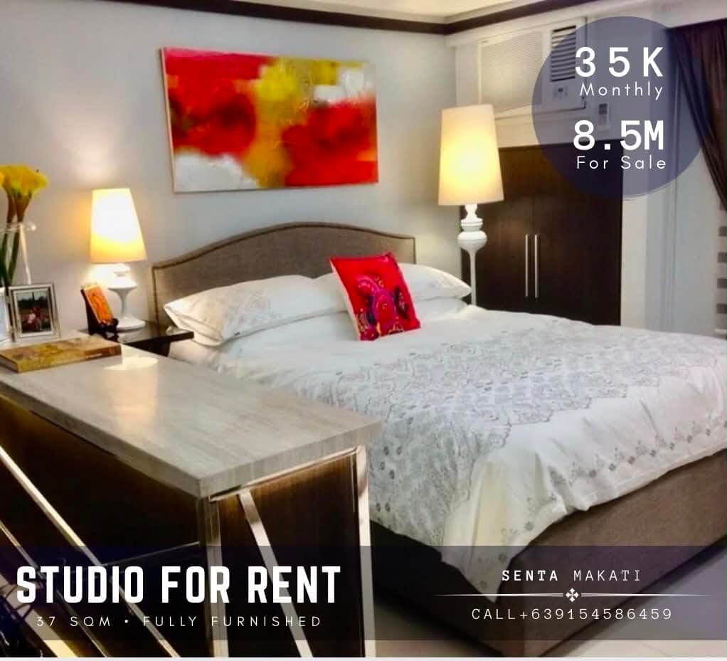 For Rent or Sale: Cozy 37 sqm Studio Unit at The SENTA by Alveo Land - photo 1