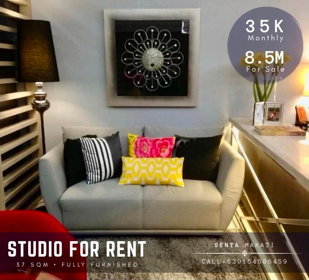 For Rent or Sale: Cozy 37 sqm Studio Unit at The SENTA by Alveo Land - photo 2