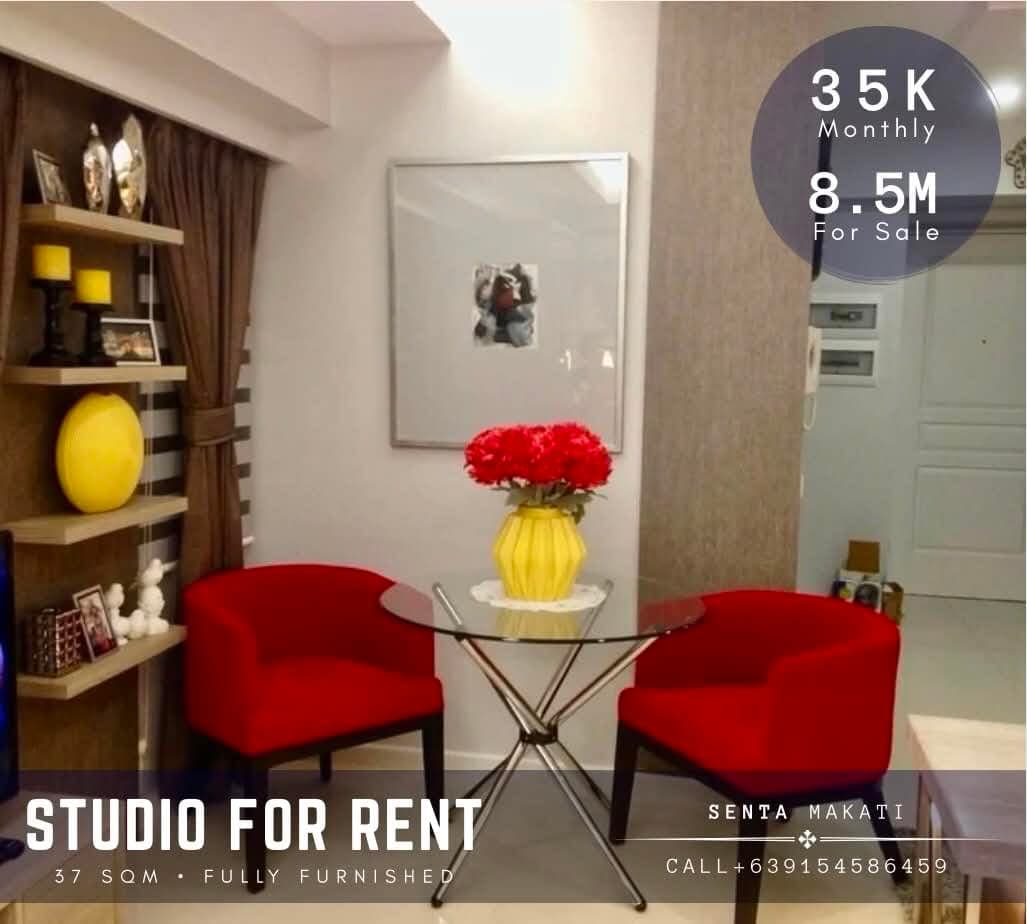 For Rent or Sale: Cozy 37 sqm Studio Unit at The SENTA by Alveo Land - photo 4