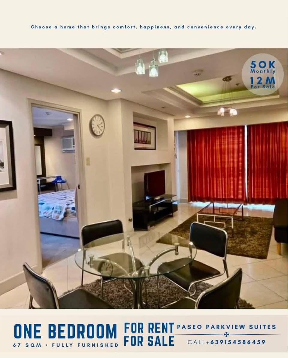 One-Bedroom Unit for Rent/Sale at Paseo Parkview Suites - photo 1
