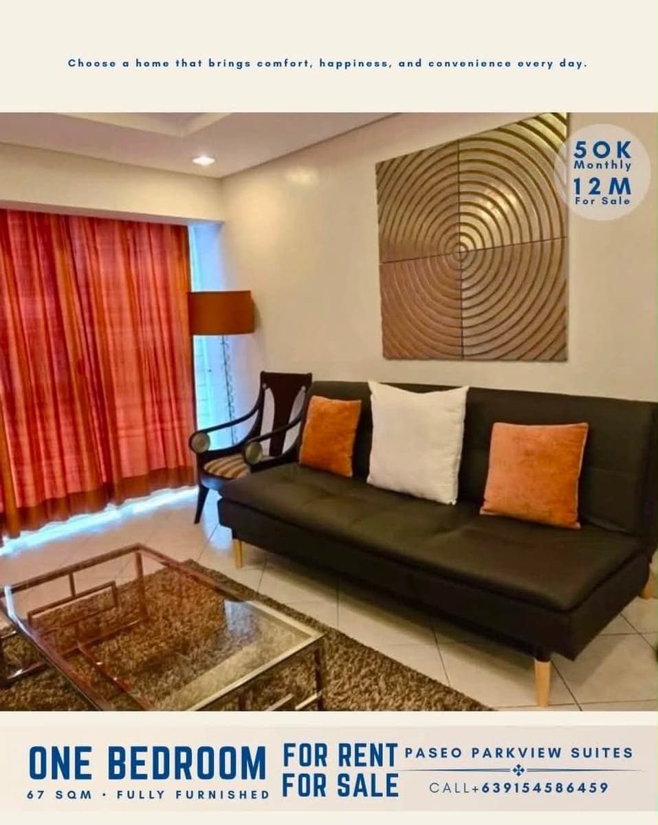 One-Bedroom Unit for Rent/Sale at Paseo Parkview Suites - photo 2