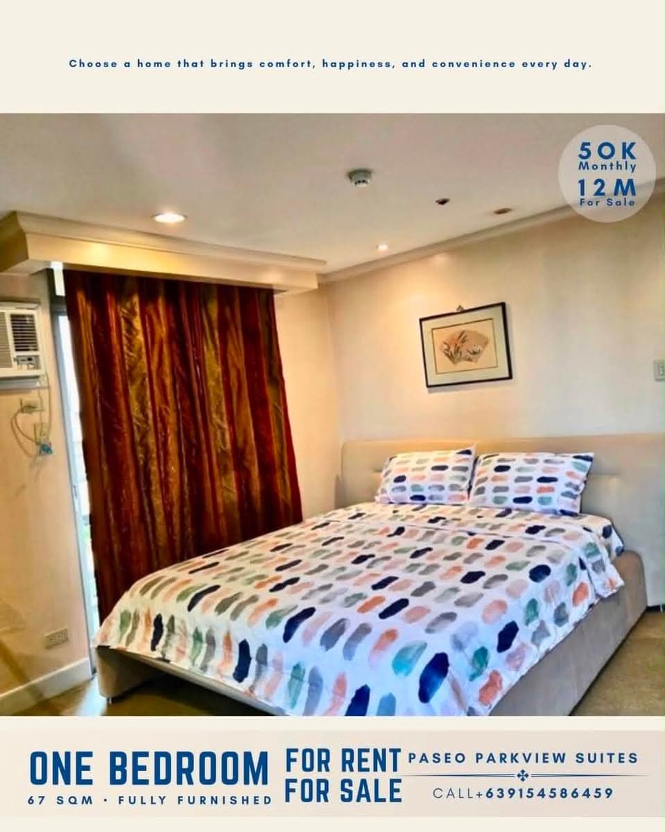 One-Bedroom Unit for Rent/Sale at Paseo Parkview Suites - photo 4