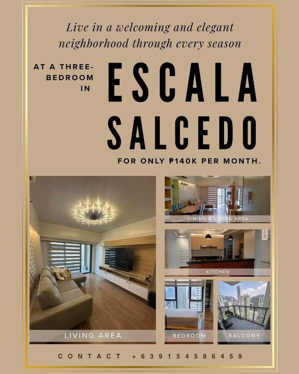 Live in a welcoming and elegant neighborhood through every season at Escala Salcedo — for only ₱140K per month. - photo 1