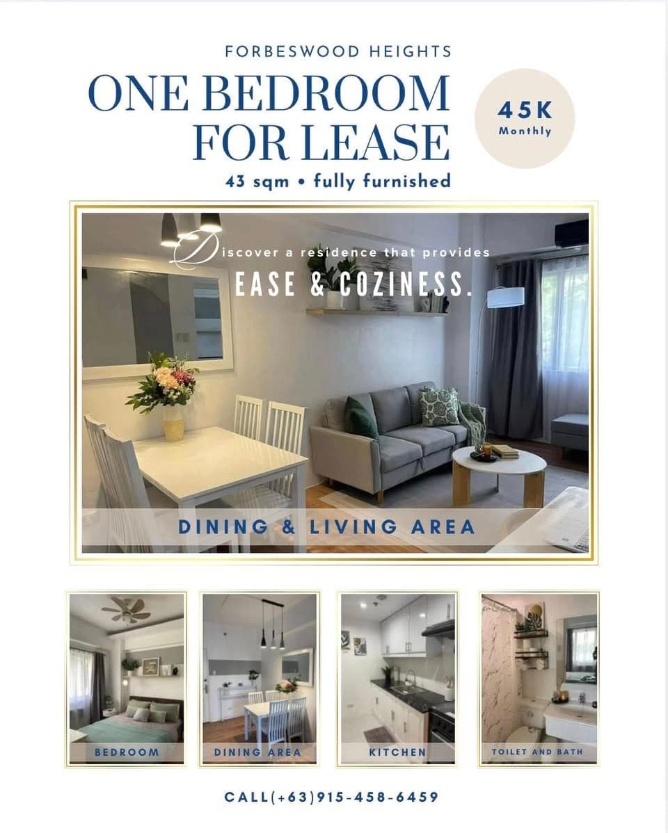 ✨ One-Bedroom Unit for Lease at Forbeswood Heights ✨ - photo 1