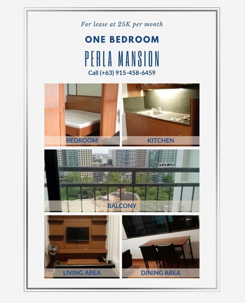 ✨ One-Bedroom Unit for Rent at Perla Mansion ✨ - photo 1