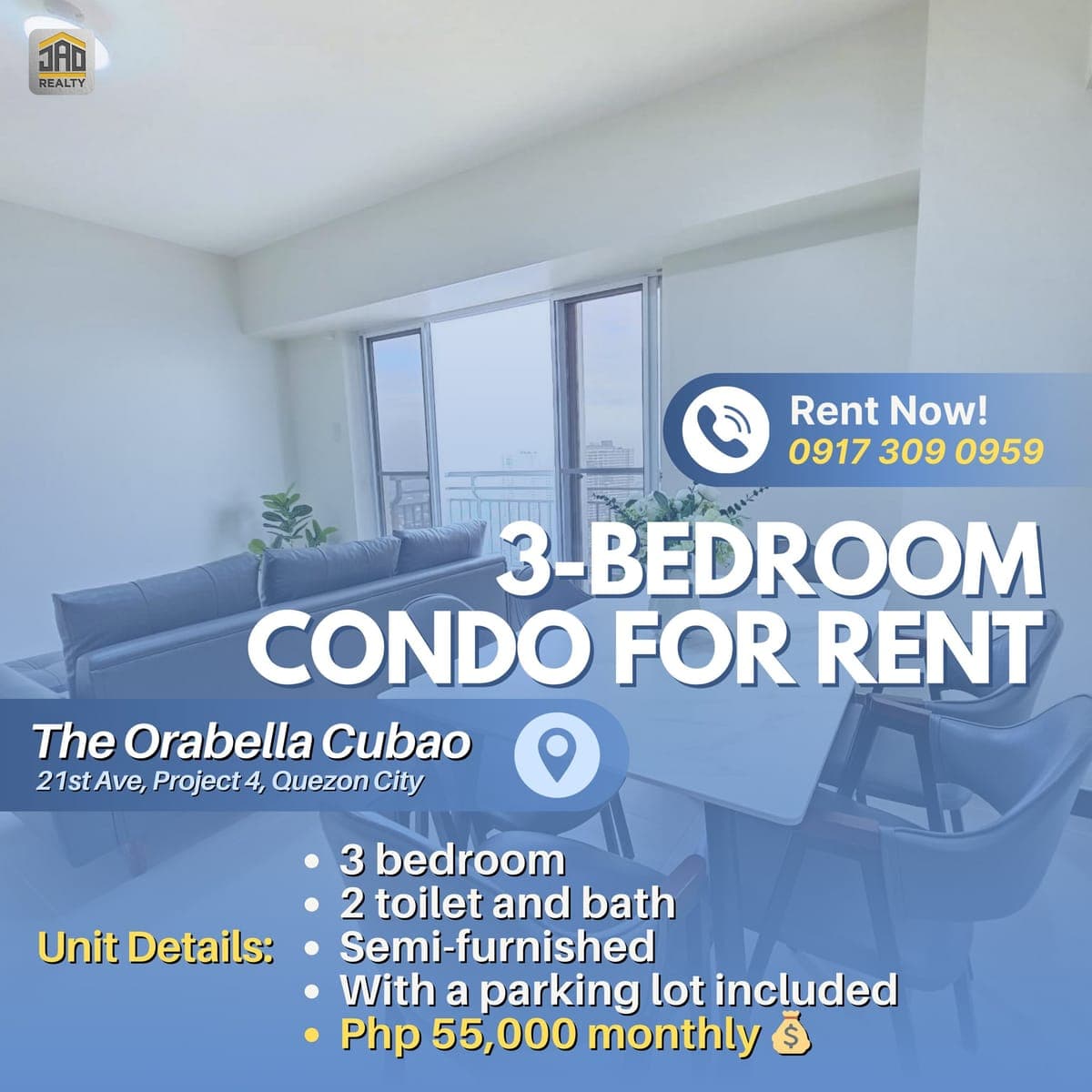 3-Bedroom Condo For Rent - photo 1
