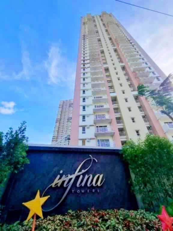 For Long term Rent‼️ 1bedroom semi furnish unit with AC, rangehood @ Penthouse Infina towers project... - photo 1