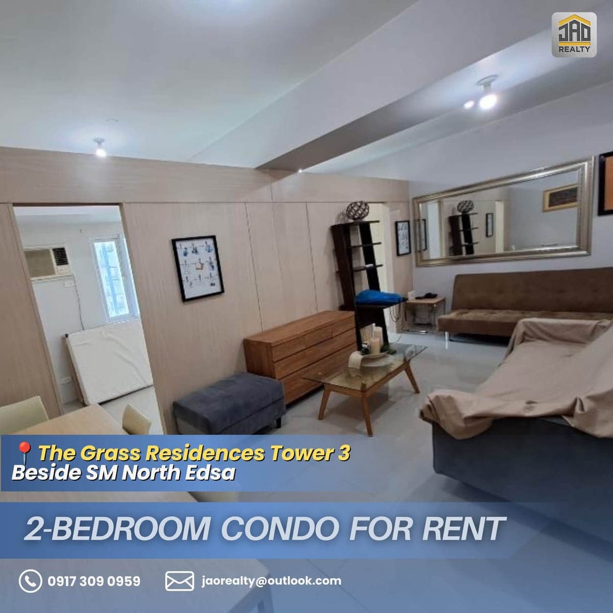 FOR RENT: 2-Bedroom Condo For Rent (Beside SM North Edsa) - photo 1