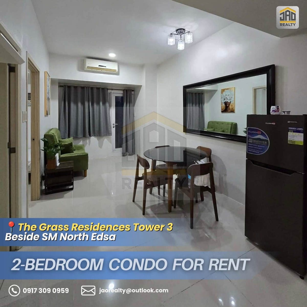 FOR RENT: 2-Bedroom Condo For Rent (Beside SM North Edsa) - photo 2
