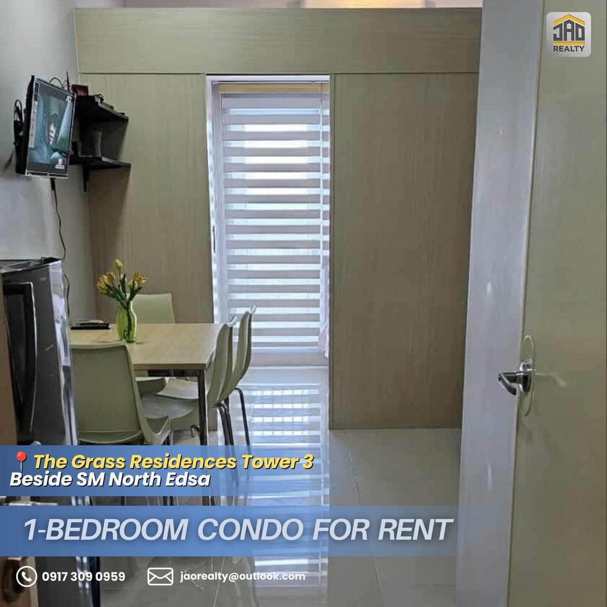 FOR RENT: 1-Bedroom Condo For Rent (Beside SM North Edsa) - photo 2