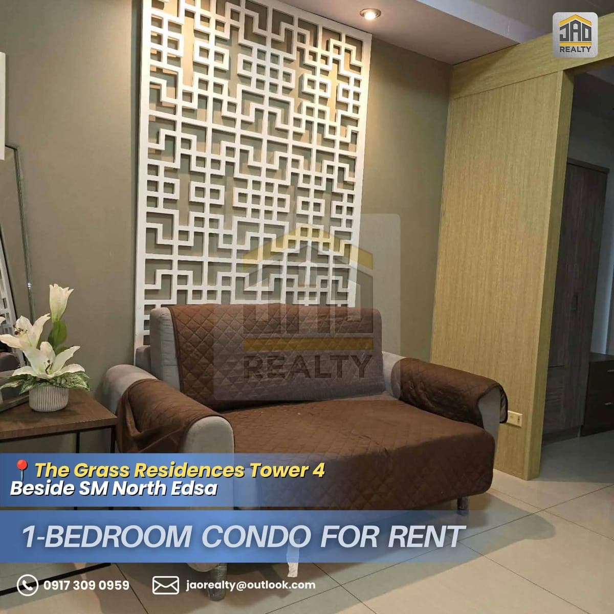FOR RENT: The Grass Residences Tower 4 (Behind SM North Edsa) - photo 3
