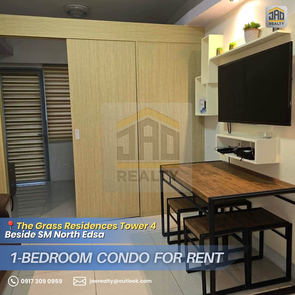 FOR RENT: The Grass Residences Tower 4 (Behind SM North Edsa) - photo 5