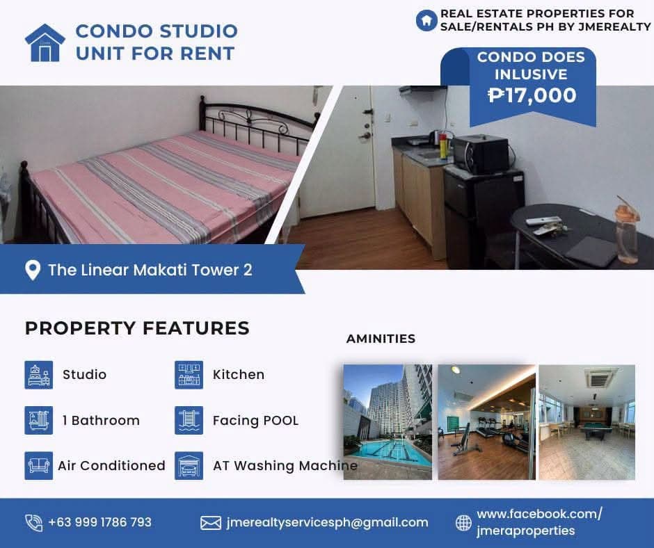 FOR RENT THE LINEAR CONDOMINIUM MALUGAY MAKATI - photo 1
