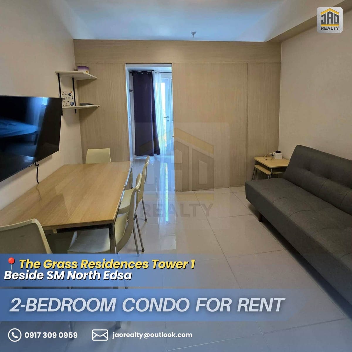 FOR RENT: 1-Bedroom Condo for Rent - photo 1
