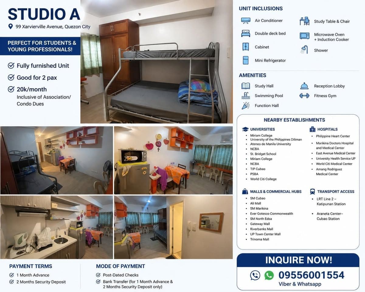 ANY ONE LOOKING FOR RENTAL UNIT I HAVE 3PAX 2PAX OR SOLO. PRICE NEGOTIABLE DIRECT MESSAGE ME VIBER WHATSAPP OR FB. - photo 3