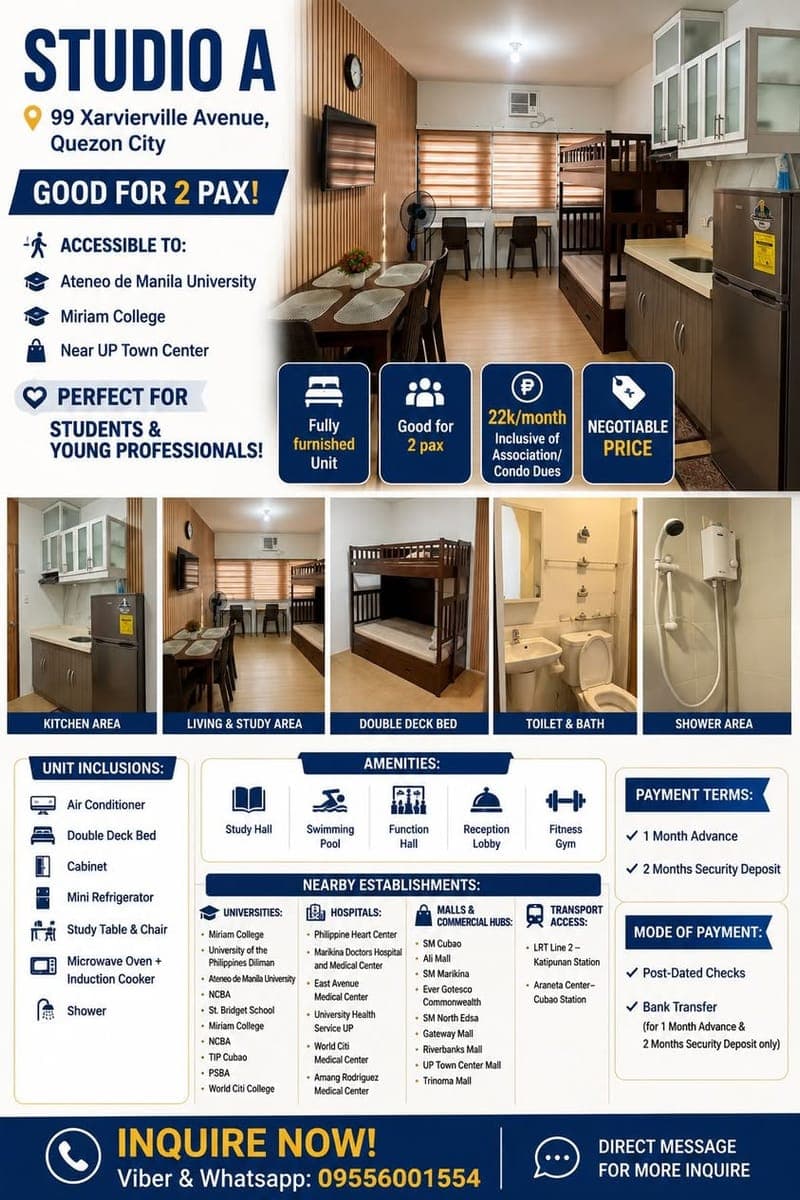 ANY ONE LOOKING FOR RENTAL UNIT I HAVE 3PAX 2PAX OR SOLO. PRICE NEGOTIABLE DIRECT MESSAGE ME VIBER WHATSAPP OR FB. - photo 5