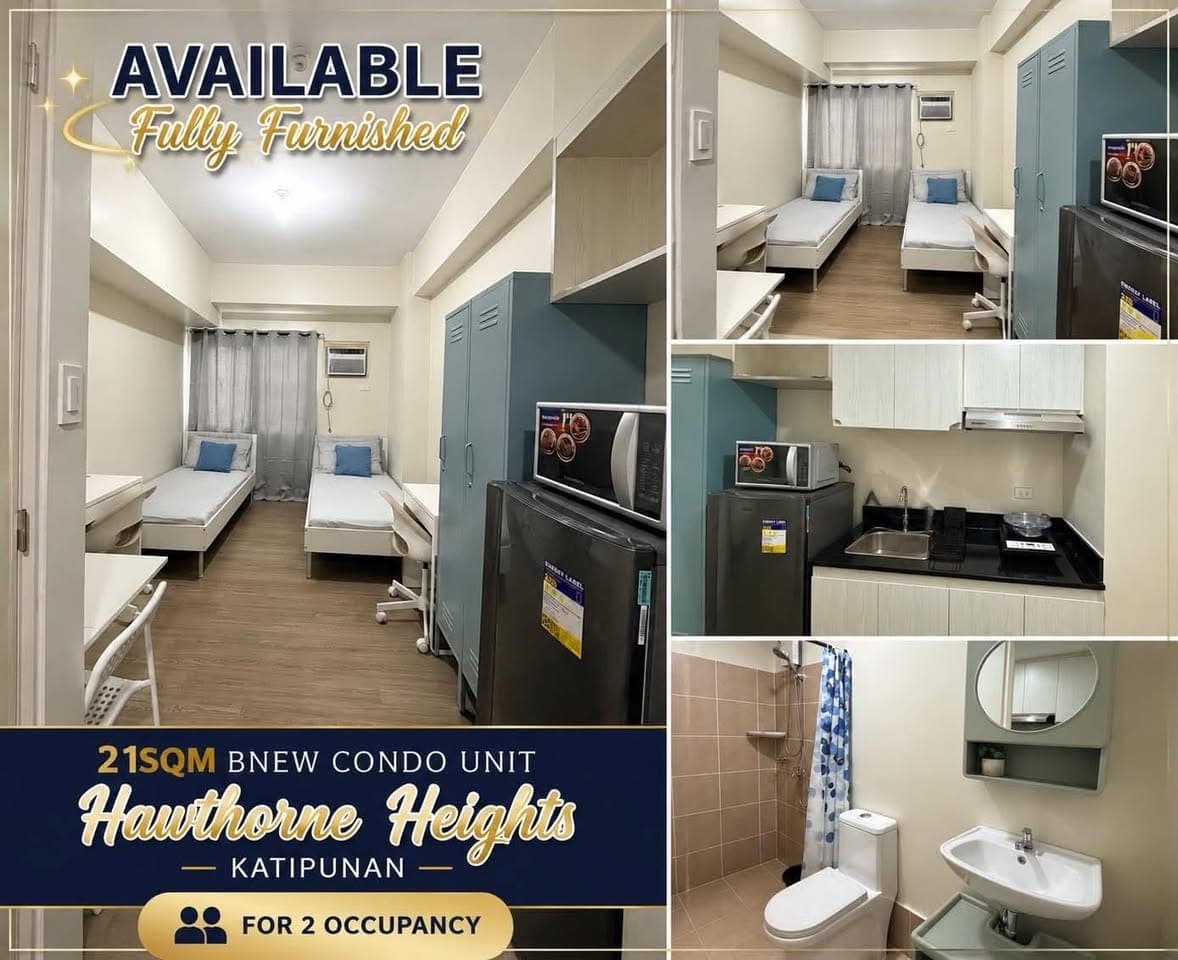 # FOR RENT | FULLY FURNISHED STUDIO UNIT AT HAWTHORNE HEIGHTS - photo 1