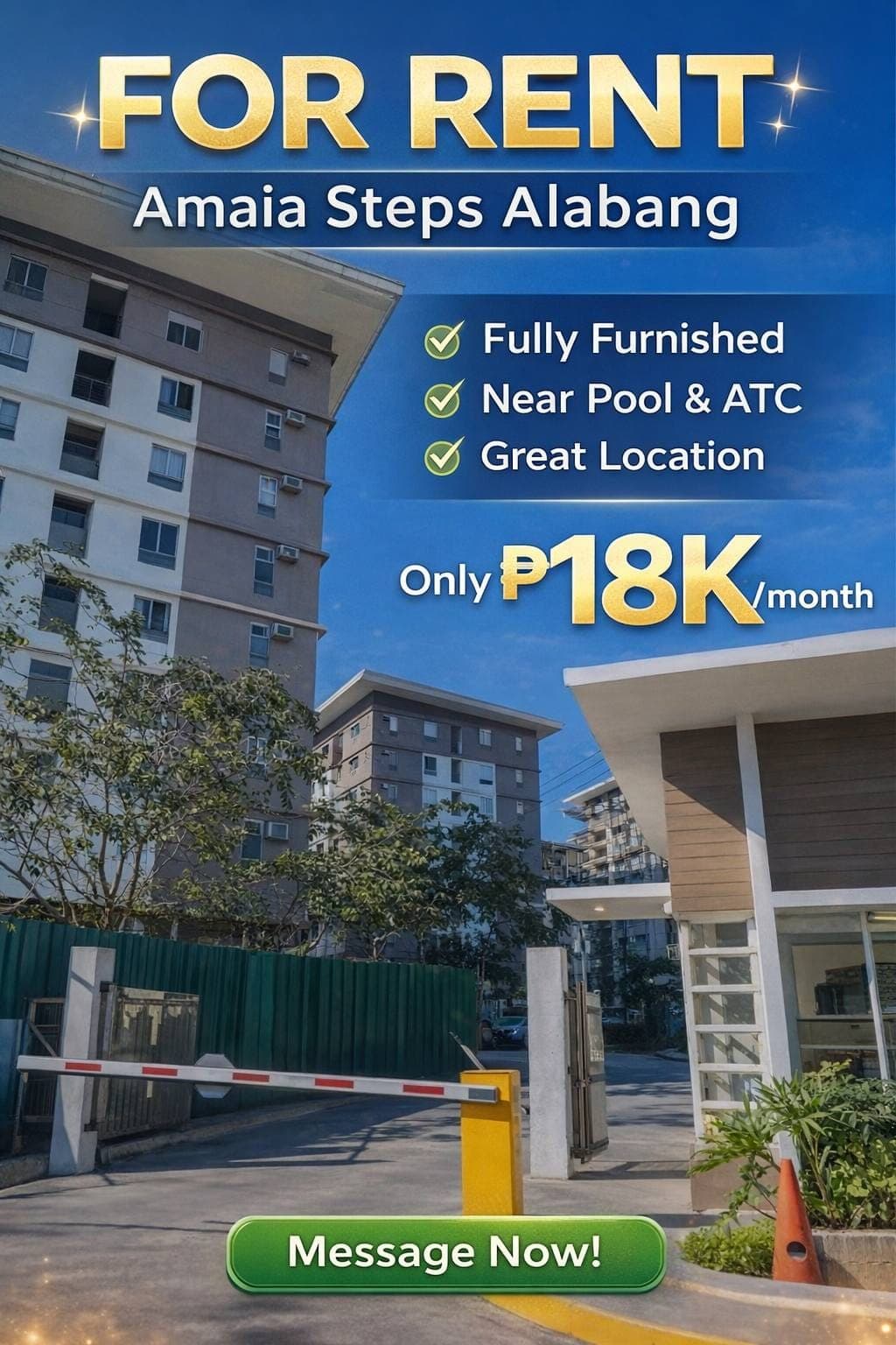 ✨ FOR RENT: Fully Furnished Studio Unit – Amaia Steps Alabang ✨ - photo 4