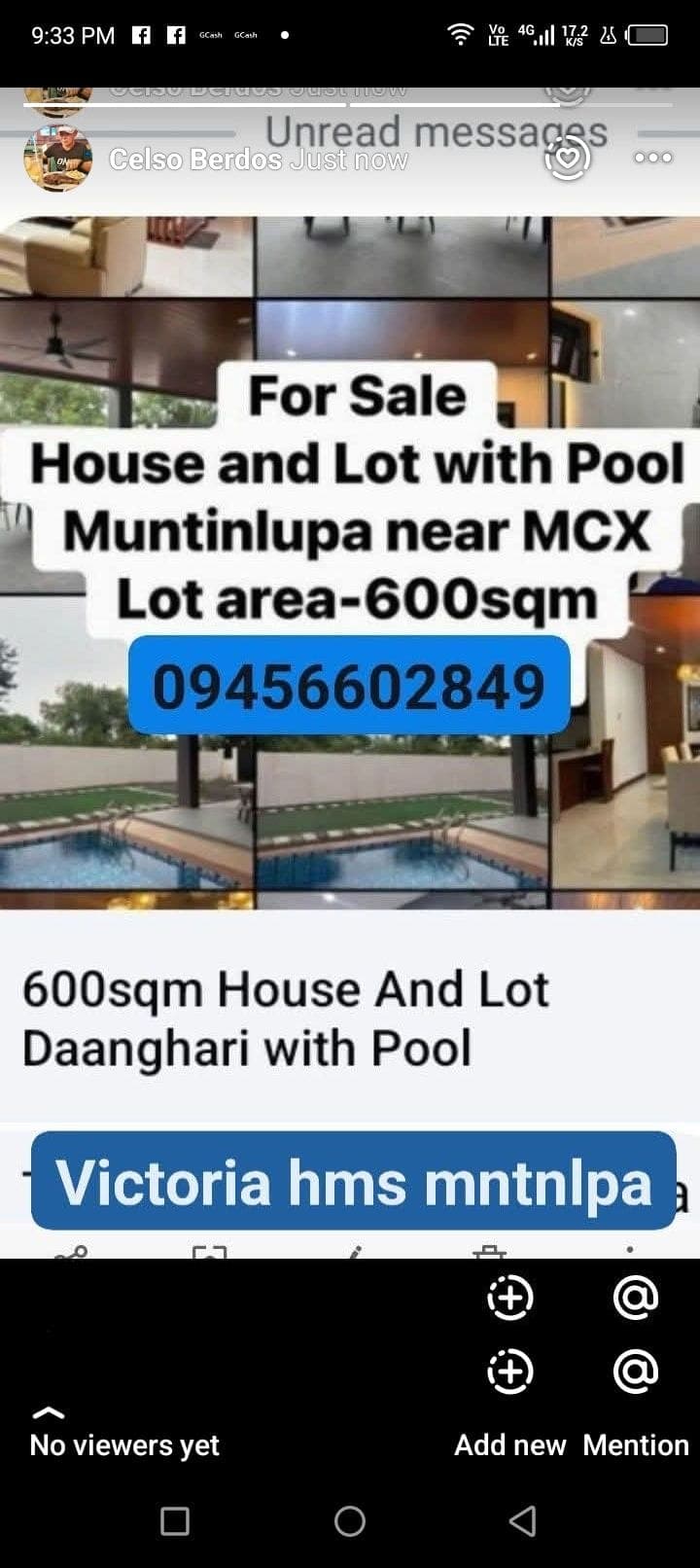 W/brocker 38m sale (160k lease)