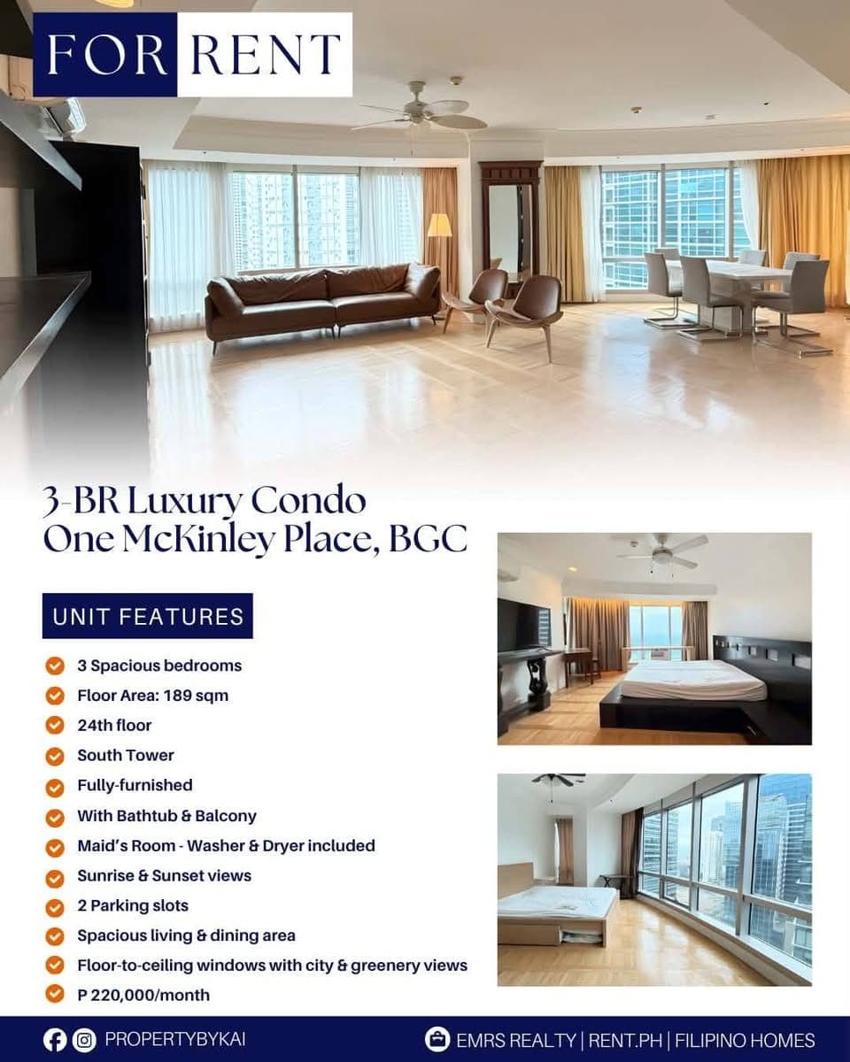 FOR RENT: CONDO IN BGC & NEARBY TAGUIG AREAS (DETAILS IN EACH PICTURE) - photo 3