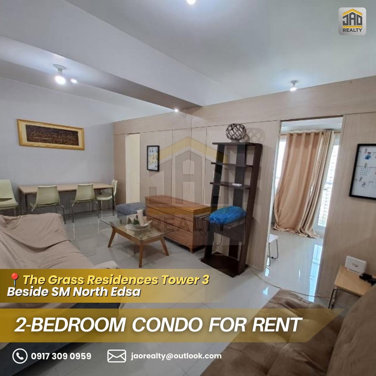 2-Bedroom Condo For Rent (Beside SM North Edsa) - photo 1