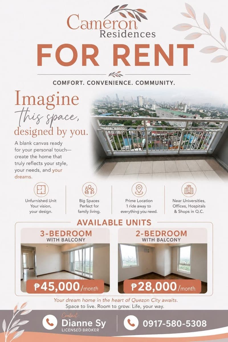 🏡 **2-BR & 3-BR Units for Rent!** - photo 2