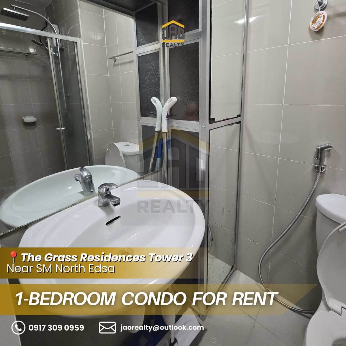 FOR LONG-TERM RENT ONLY! Grass Residences Tower 3 (Near SM North), 24 sqm, 37th floor, 1-Bedroom, 1... - photo 5