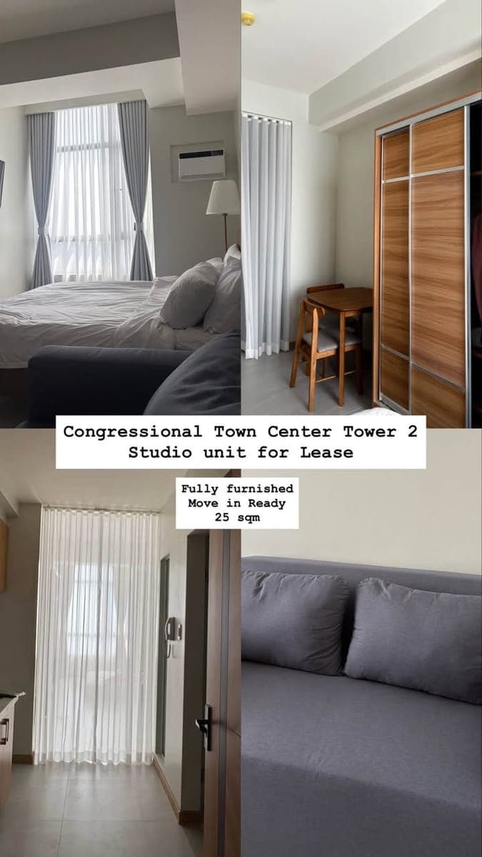🌆 For Rent! Move-In Ready Studio in Congressional QC - photo 2