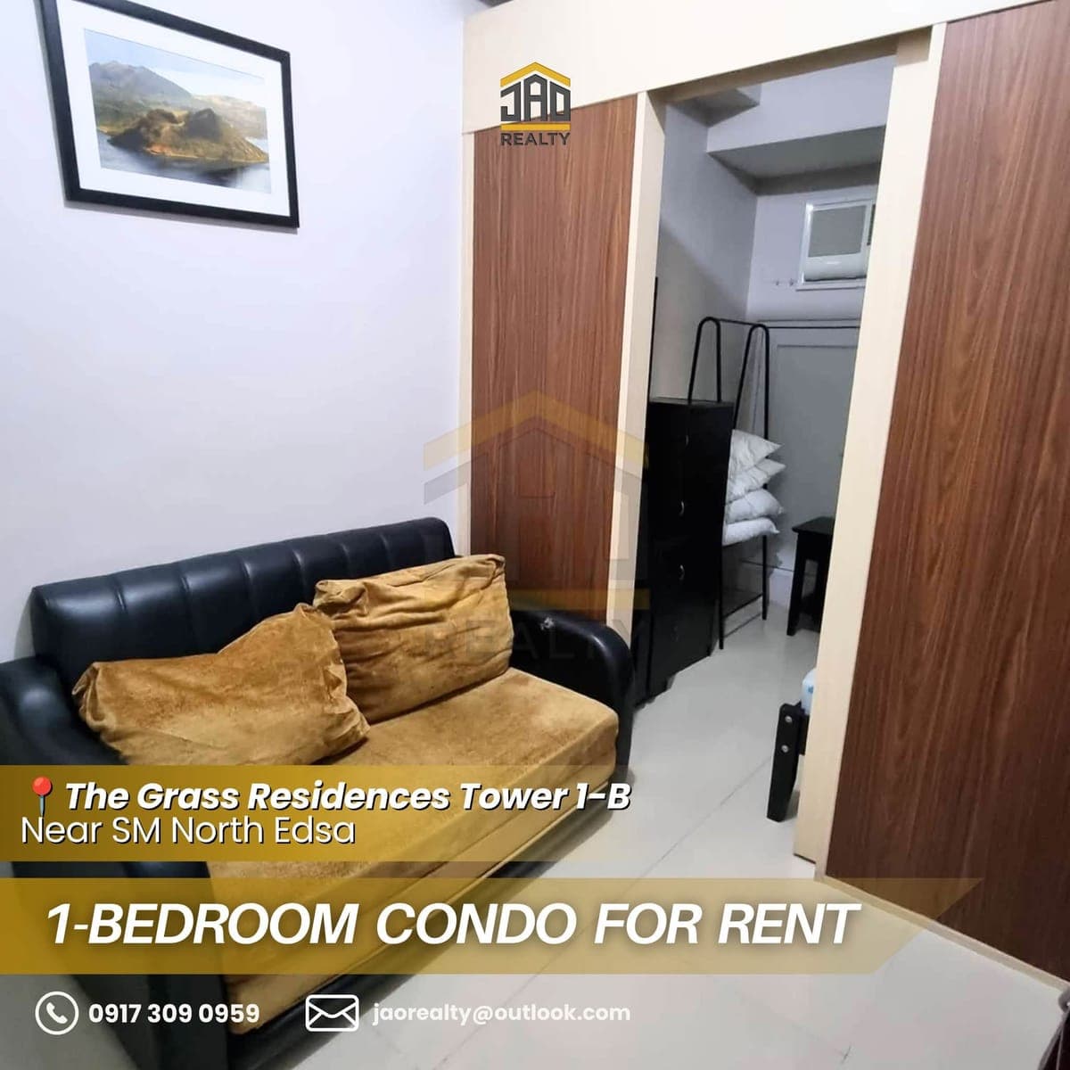 1-Bedroom Condo for Rent - photo 3