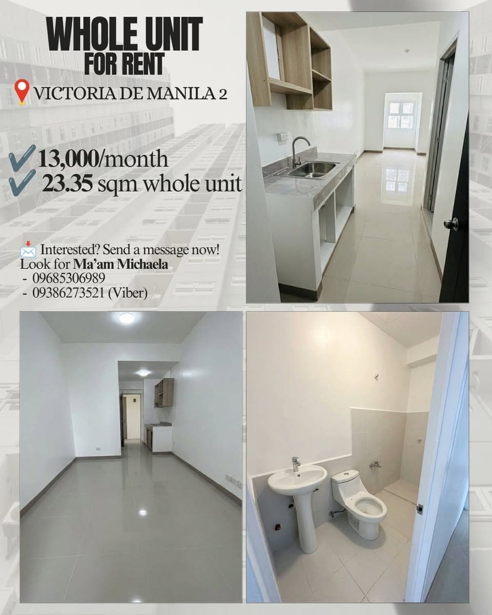 🏠 STUDIO TYPE ROOM FOR RENT | VICTORIA DE MANILA 2 🏠 - photo 2