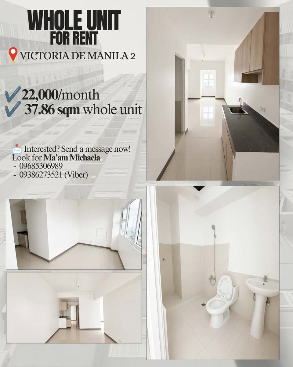 🏠 STUDIO TYPE ROOM FOR RENT | VICTORIA DE MANILA 2 🏠 - photo 1