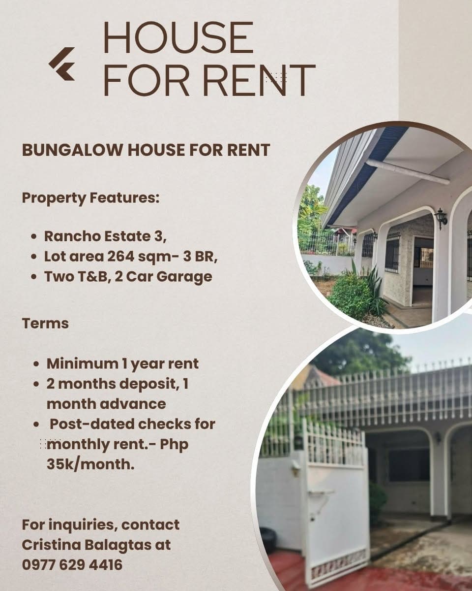 Bungalow House for rent! - photo 1